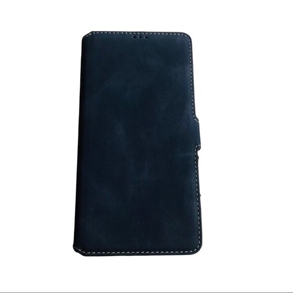 Samsung A71 LR premium Leather Black wallet Card holder wallet case - Picture 1 of 6